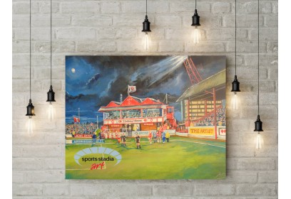 Broomfield Park Stadium Pavillion Fine Art Canvas - Airdrie FC Broomfield Park Stadium Pavillion Fine Art Canvas - Airdrie FC